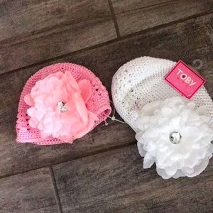 Toby crochet hats. NWT